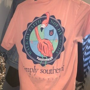 Simply Southern Light Pink Short Sleeve